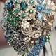 Jewel Wedding Bouquet ♥ Luxury Brooch Wedding Bouquet | Taslarla Suslu Gelin Cicegi