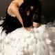 feather wedding dress