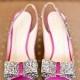 Sparkly Wedding Shoes ♥ Glitter Finish Leather Pump 