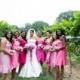 Pink Bridesmaids' Dresses