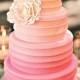 Ombre Wedding Cake ♥ Wedding Cake Design | Katli ve Suslu Dugun Pastasi