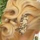 Vintage Bridal Side Updo Hairstyle |  Gelinler Icin Ense Topuzu Modelleri