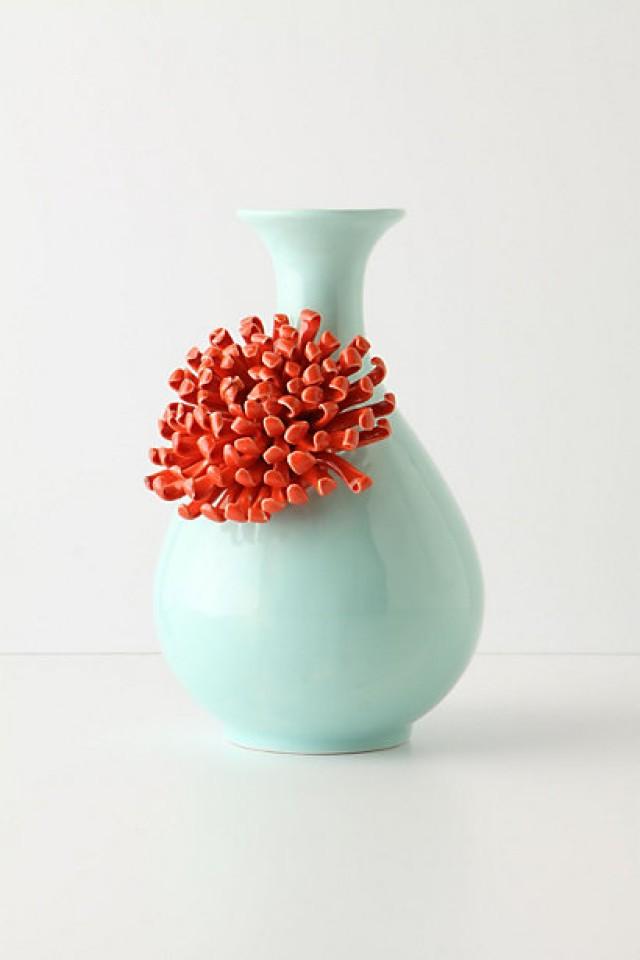 Curvy Chrysanthemum Vase - B