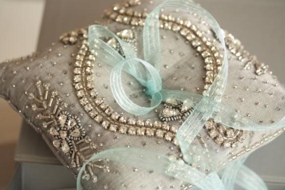 wedding photo - Bridal Pillows & Baskets