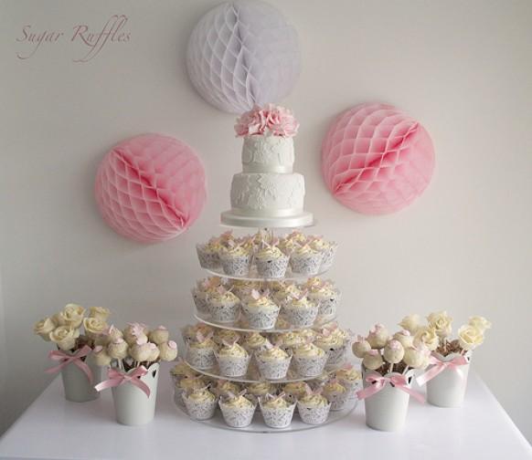 wedding photo - Rosa Dessert Table