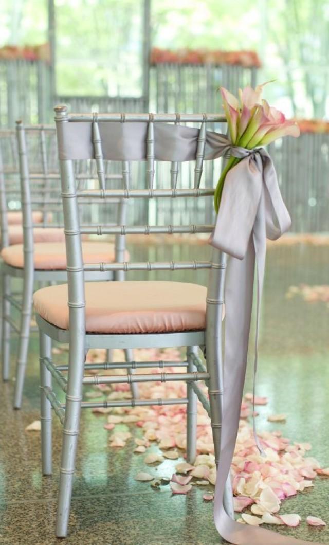 wedding photo - Tablescape ● Chair Decor 