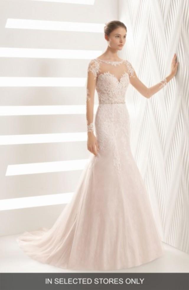 wedding photo - Rosa Clara Amor Embroidered Illusion Lace Trumpet Gown 
