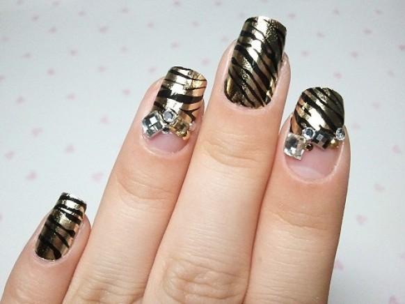 wedding photo - Люкс Дизайн ногтей ♥ Свадебный Zebra Nail Art