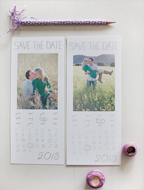 wedding photo - 2013 Watercolor Save The Dates