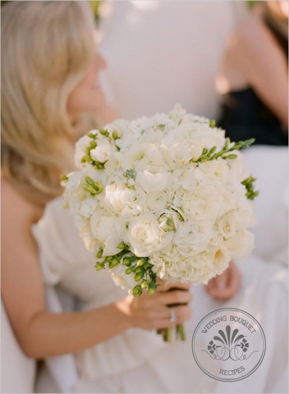 wedding photo - Белый букет Свадебный