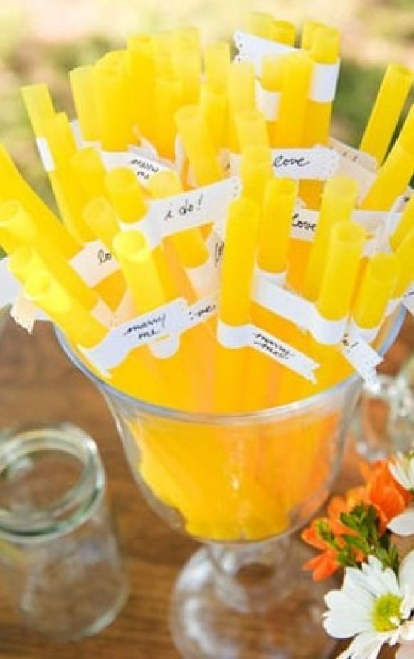 wedding photo - Sunny Lemon Yellow Wedding Decor