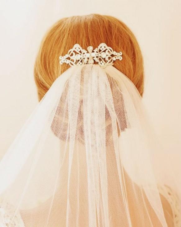 wedding photo - Cute Wedding Hairstyle  ♥ Vintage Wedding Hair