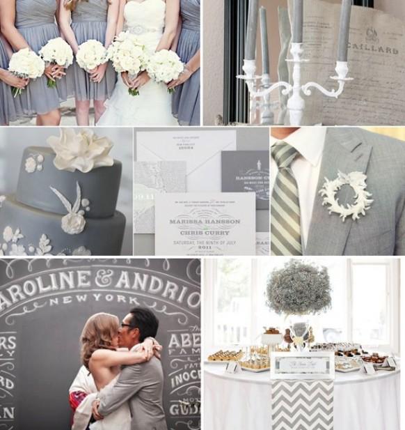 wedding photo - Серый Палитры цветов Свадебный