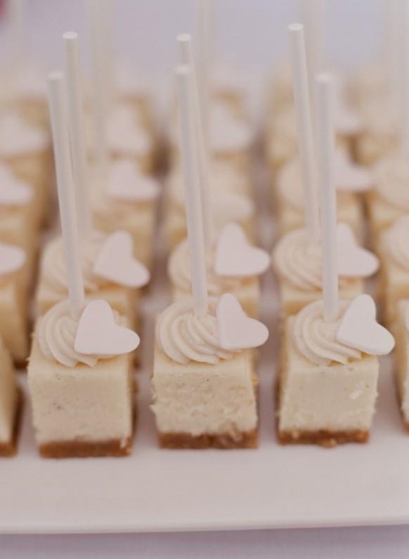 wedding photo - Yummy Dessert Tables ♥ Cute Wedding Ideas; Cheesecake 