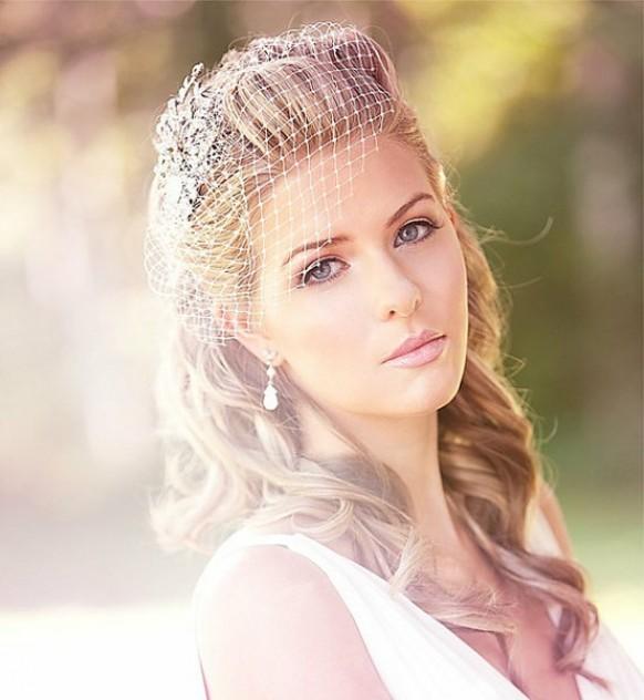 wedding photo - Vintage Birdcage Veil ♥ Chic Bridal Headpieces 