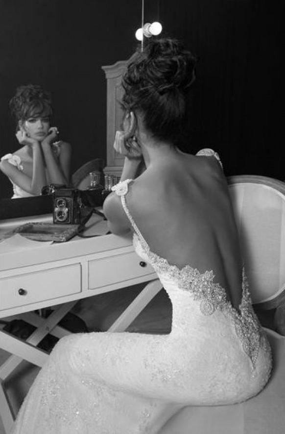 wedding photo - Chic Robe de mariage de conception spéciale ♥ Robe sexy de mariage en dentelle
