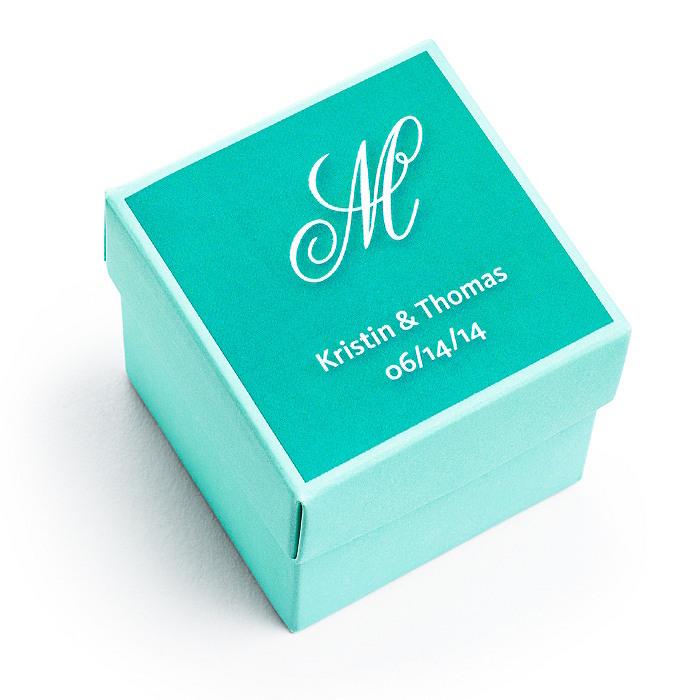 Wedding - Personalized Square Favor Labels