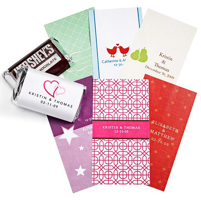 Hochzeit - Personalized Mini Chocolate Labels