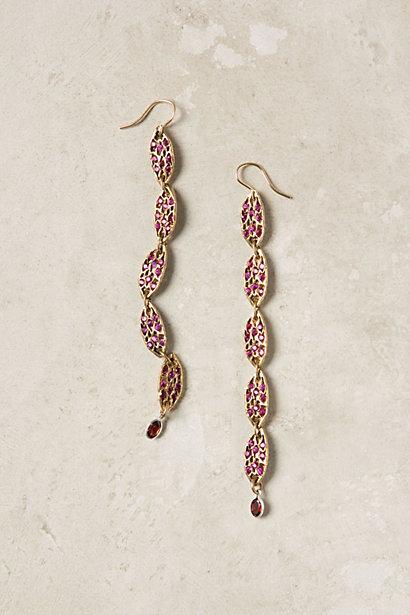 Mariage - Pave Ruby Earrings - B