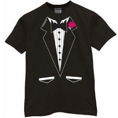Hochzeit - Bachelor Party Ideas ♥ Black Tuxedo Hochzeit Bachelor Party T-Shirt