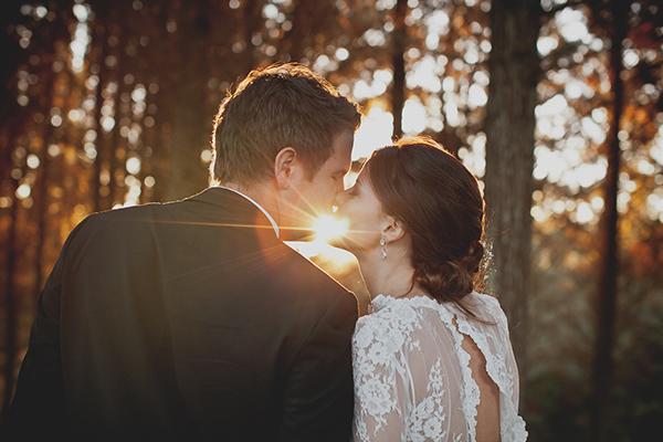 Wedding - Sunset Wedding Kiss Photography ♥ Picture of Love Professional 