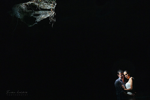 Hochzeit - Eva + Eric - Cenote Trash das Kleid Fotograf - Ivan Luckiephotography-1
