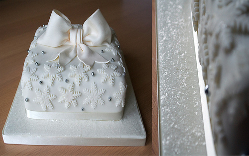 Wedding - Winter Wonderland Christmas Cake