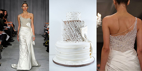 زفاف - كعكة الزفاف مستوحاة من بريسيلا من بوسطن فستان الزفاف