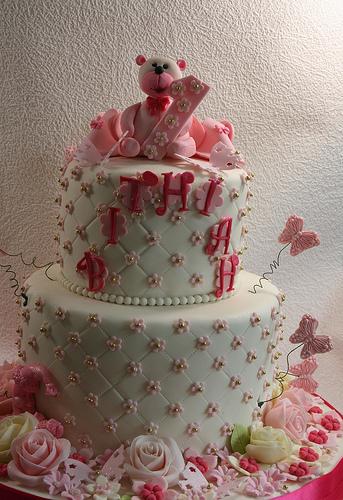 Wedding - Birthday Cake For A One Year Old