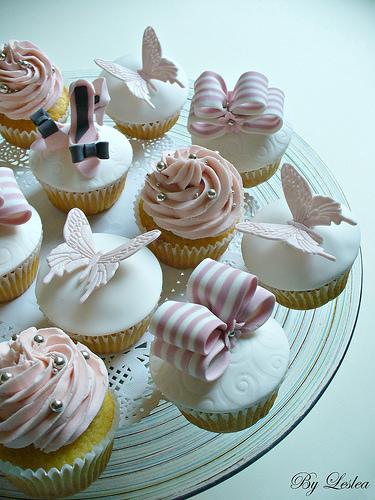 Hochzeit - Vanille-Cupcakes! :-)