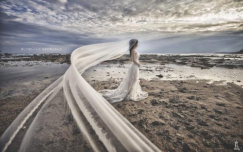 Свадьба - [Свадебные] развевается на ветру