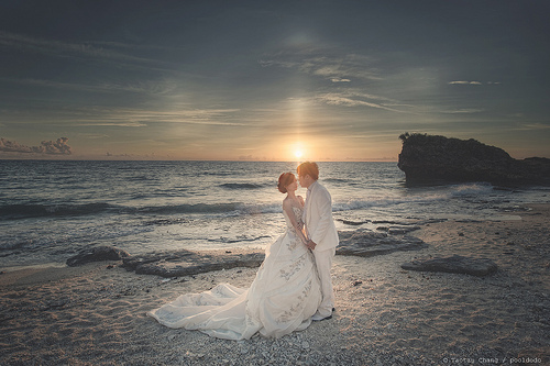 زفاف - [الزفاف] غروب الشمس أوكيناوا