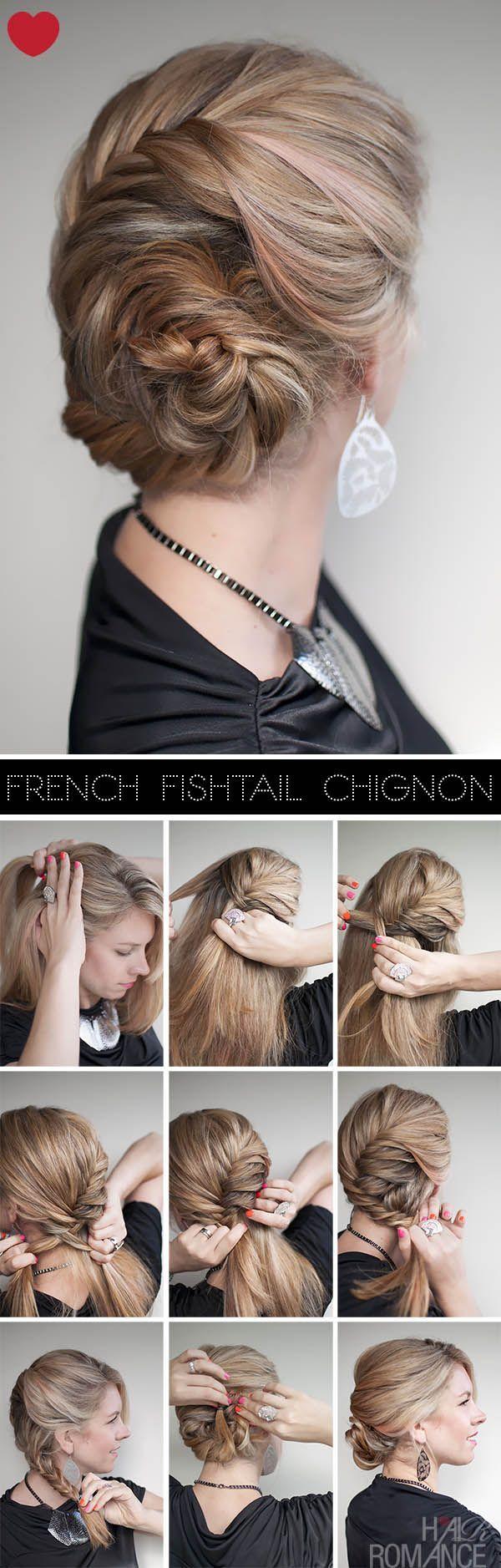 Wedding - Coiled fishtail innovative hairstyle