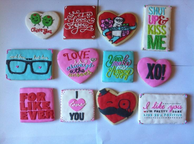 Свадьба - Cookie Decorating Ideas - Wedding, Love, Valentines, Etc.