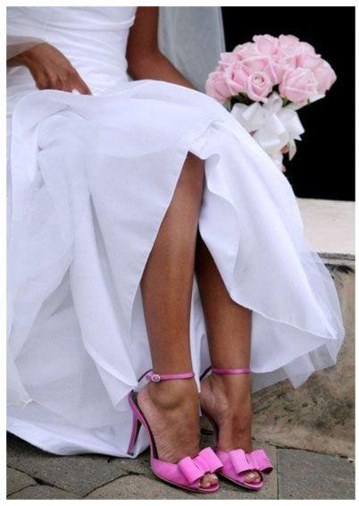 Wedding - Pink Wedding Shoes 