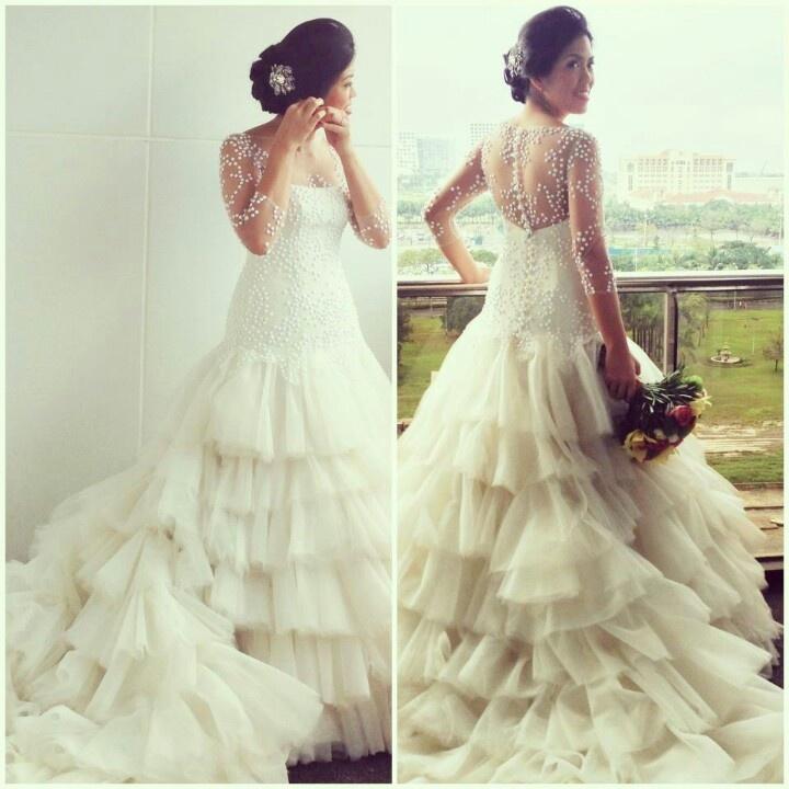 زفاف - Bold wedding dress by Veluz