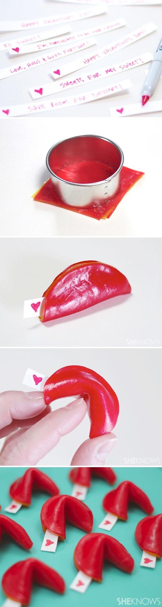 Wedding - Fruit Roll-Up Fortune Cookies 