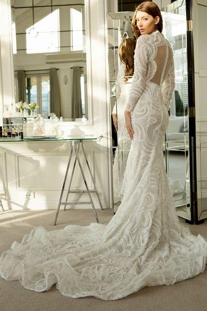 Wedding - white contemporary wedding gown