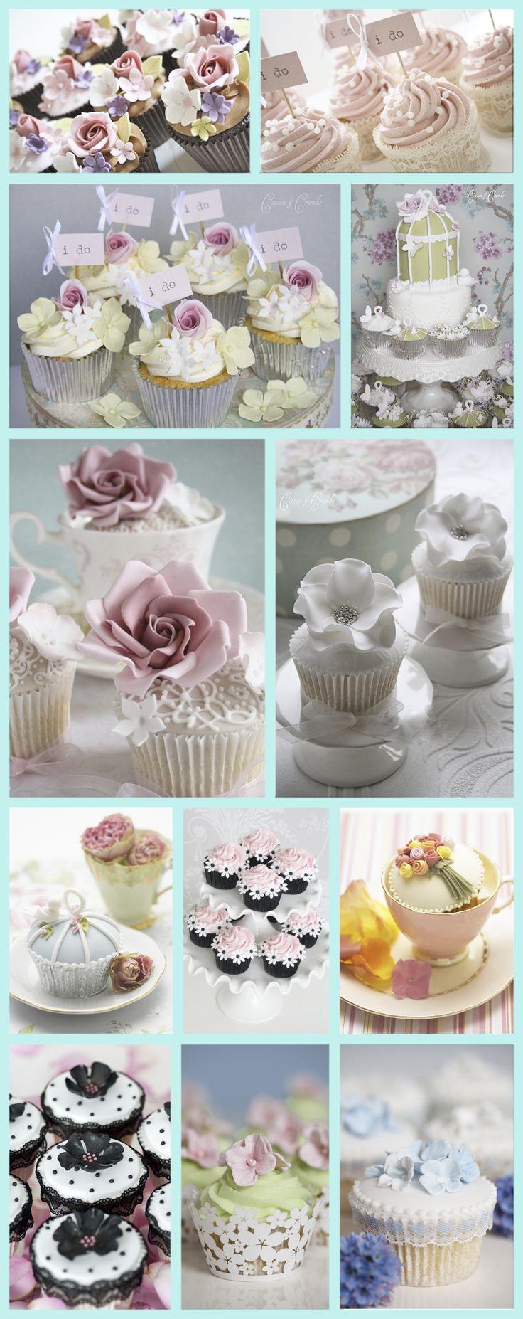 Wedding - wedding cupcakes along with cute messages