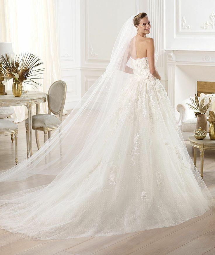 Wedding - A dream white colored wedding gown.