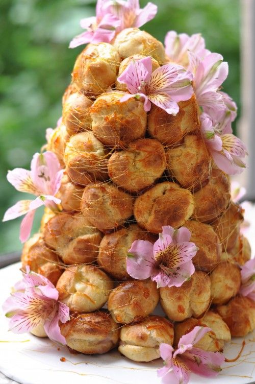 Wedding - A mountain of Croquembouche for the perfect wedding.