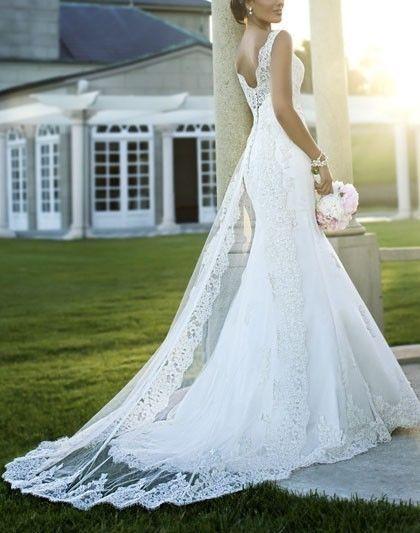 زفاف - جديد أبيض / العاج فستان الزفاف حجم مخصص 2-4-6-8-10-12-14-16-18-20-22 2014