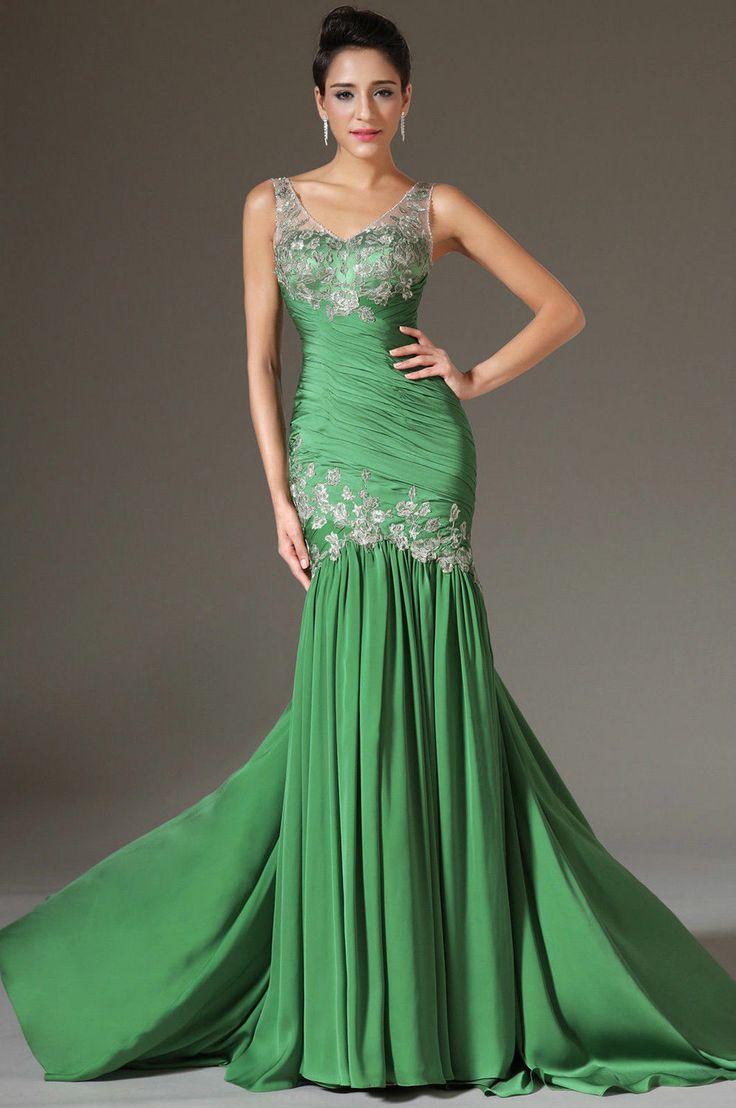 Wedding - New Sexy 2014 New Long Pageant Formal Bridal Gown Prom Evening Dresses Gowns