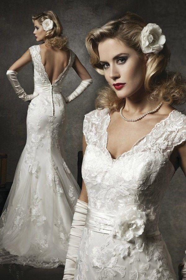 Mariage - 2014 Sexy Blanc / ivoire Brides Robes de mariée Taille 2-4-6-8-10-12-14-16-18-20-22-24