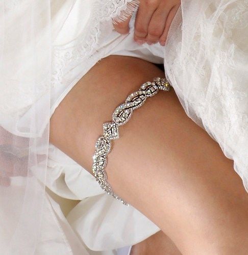 Wedding - Wedding Bridal Beaded Crystal Garter 