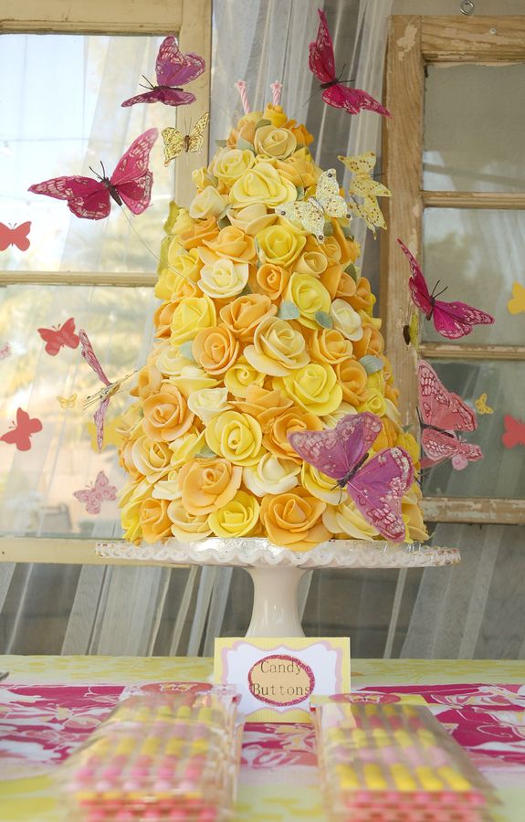 Wedding - Butterfly party Cake