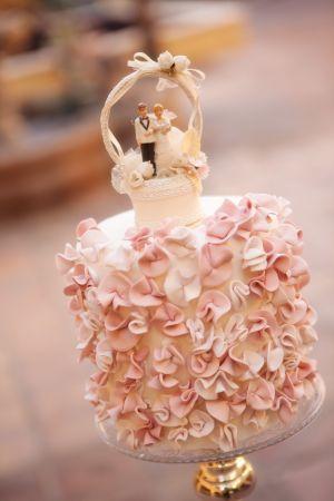 Wedding - Rose wedding cake