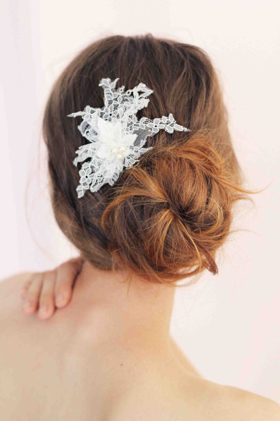 Mariage - Lara  Headpiece Lace  Hair Comb/Headband - New