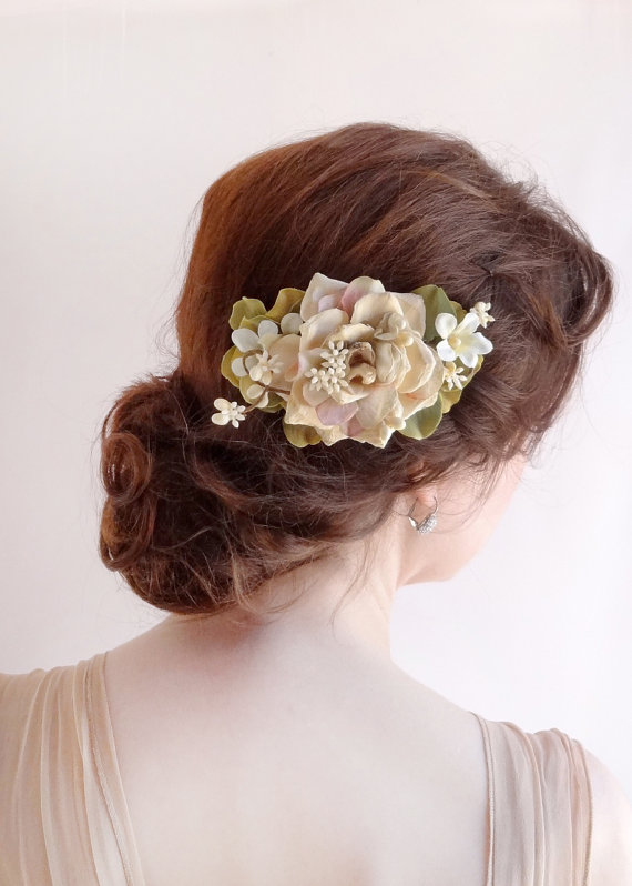 Wedding - wedding hairpiece -  bridal hairpiece