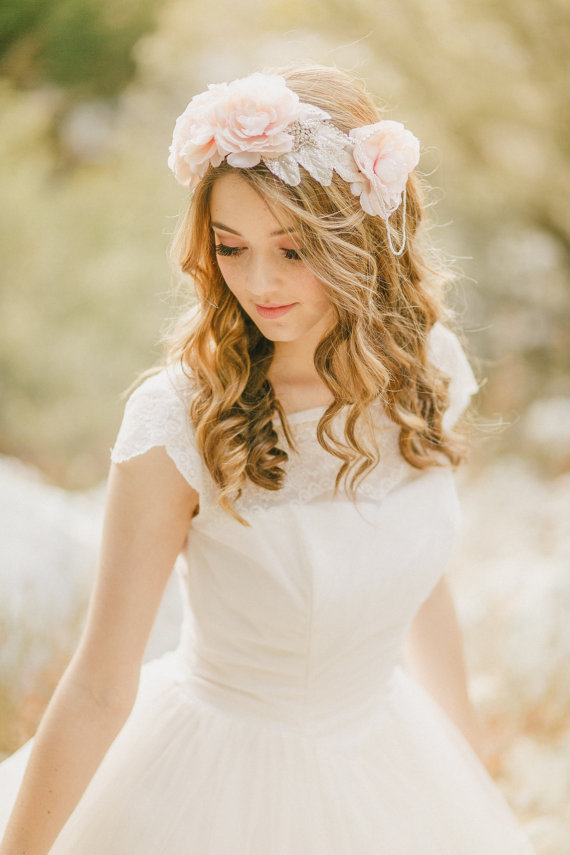 Wedding - Floral headpiece